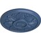 Ekena Millwork Edinburgh Ceiling Medallion (Fits Canopies up to 5 1/4"), Hand-Painted Americana, 18"OD x 1 3/4"P CM18EDAMF - alternate 4